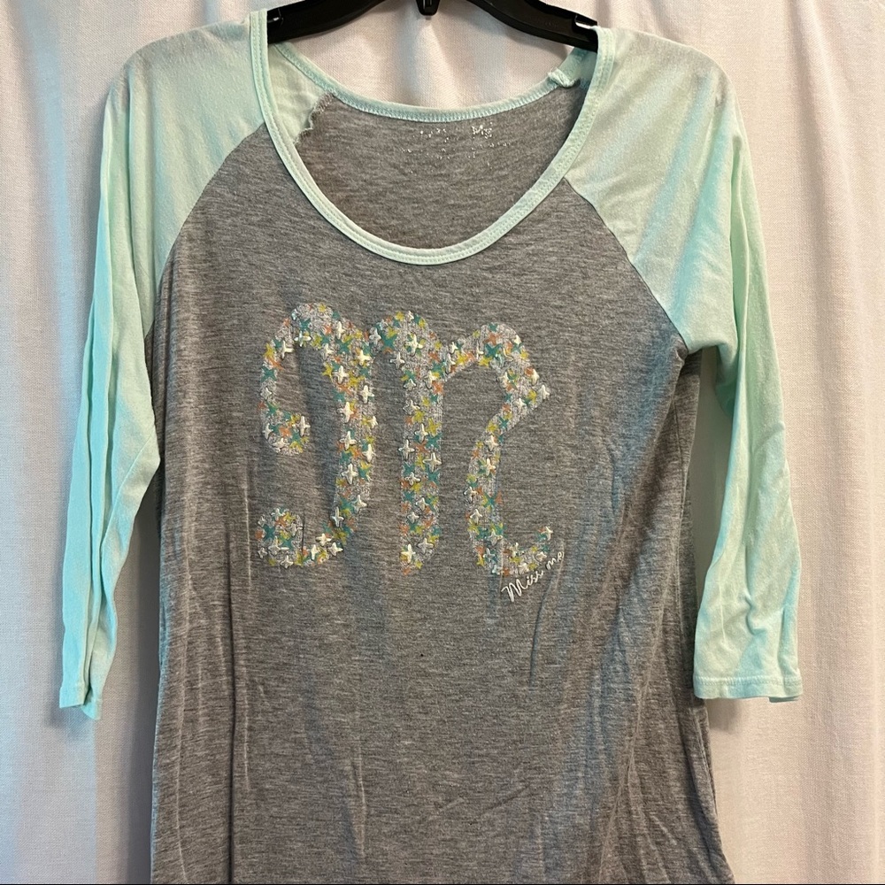 Miss Me quarter sleeve top